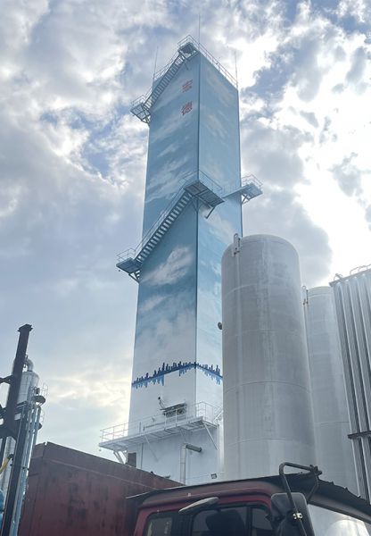 煙囪刷航標(biāo)、煙囪刷涂料